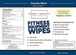 Fitness Equipment Cleaning Wipes - 4 Rolls