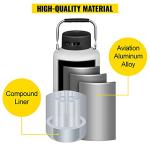 Vevor 6L Liquid Nitrogen Tank with Carry Bag