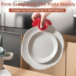 YYP Silicone Heat Resistant Pot Holders - Set of 3