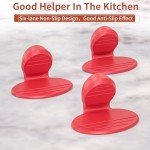 YYP Silicone Heat Resistant Pot Holders - Set of 3