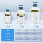 10L Liquid Nitrogen Cryogenic Container with Carry Bag