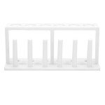 6-Hole Plastic Test Tube Rack with Drying Pins