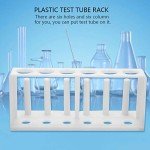 6-Hole Plastic Test Tube Rack with Drying Pins