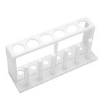 6-Hole Plastic Test Tube Rack with Drying Pins