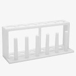 6-Hole Plastic Test Tube Rack with Drying Pins