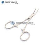 Curved 3.5" Stainless Steel Mosquito Forceps