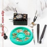 Rubber Tipped Tweezers Forceps - 2 Pack Set