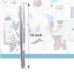 10-Inch Stainless Steel Dissecting Forceps Tweezers