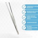10-Inch Stainless Steel Dissecting Forceps Tweezers