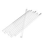 12 Pack Reusable Borosilicate Glass Tubes, 12 Inch