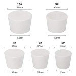 Assorted Solid Rubber Stoppers Set - 5 Pieces