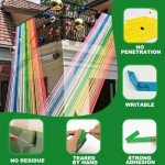 Colored Masking Tape Set - 12 Rolls, 1" x 1980 Ft