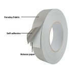 Copper Nickel Faraday Tape - 1" x 33' Shielding