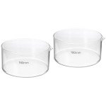 1500ml Borosilicate Glass Crystallizing Dishes - 2 Pack