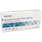 Self-Sealing Autoclave Pouches, 5.25x10 in, 200 Count