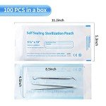 Annhua 100 PCS Self-Sealing Sterilization Pouches