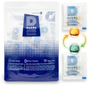 Orange Silica Gel Packets - 200 Packets, Food Safe
