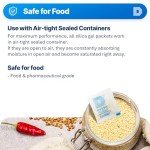 Orange Silica Gel Packets - 200 Packets, Food Safe