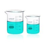 Low Form Graduated Glass Beaker Set - 1000ml & 2000ml