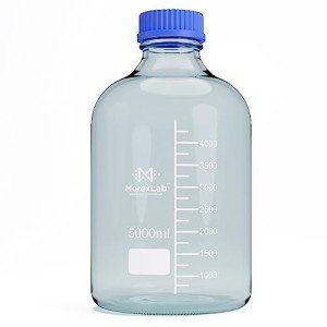 5000ML Borosilicate Glass Storage Bottle with Cap