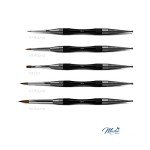 Natural Master Brushes for Dental Lab Porcelain - 5 Pieces