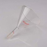 StonyLab 100 mm Glass Short Stem Powder Funnel