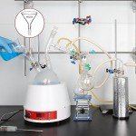 StonyLab 100 mm Glass Short Stem Powder Funnel