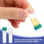 PATIKIL 1ml Self-Standing Cryogenic Vials, 200 Pcs