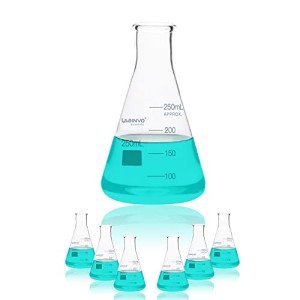 250ML Narrow Mouth Glass Erlenmeyer Flask Set