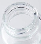 4-Pack 1 oz Clear Glass Bottles with Funnel