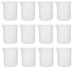 EISCO 12-Pack 500mL Polypropylene Beakers with Graduations