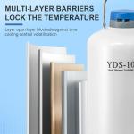 10L Aluminum Cryogenic Container for Liquid Nitrogen