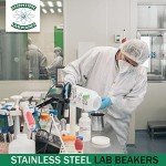 Edu-Labs 250ml Low-Form Stainless Steel Beaker