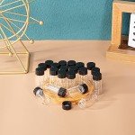 BKMAMLAB 5ml Clear Glass Vials with Caps, 100pcs