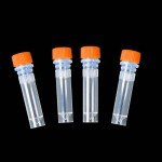 1ml Orange Frosted Test Tubes with Caps – 100 Pcs