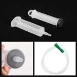 3 Pack 100ml Plastic Syringes with Test Tubes