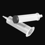 3 Pack 100ml Plastic Syringes with Test Tubes