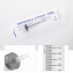 3 Pack 100ml Plastic Syringes with Test Tubes