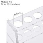 Acrylic Test Tube Holder Rack for 25ml Tubes