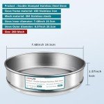 304 Stainless Steel Lab Sieve - 200 Mesh