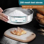 304 Stainless Steel Lab Sieve - 200 Mesh