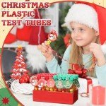50-Pack Clear Candy Tube Set for Holiday Treats