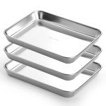 Stainless Steel Medical Trays - 3 Pack