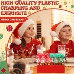 50-Pack Clear Candy Tube Set for Holiday Treats