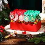 50-Pack Clear Candy Tube Set for Holiday Treats