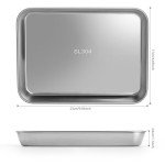 Stainless Steel Medical Trays - 3 Pack