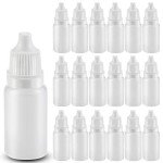 80PCS 10ml Squeezable Plastic Dropper Bottles