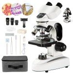 Sedumic Compound Binocular Microscope 40X-2000X with LED