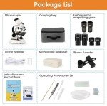 Sedumic Compound Binocular Microscope 40X-2000X with LED