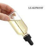 12 Pack Clear Glass Dropper Bottles with Labels